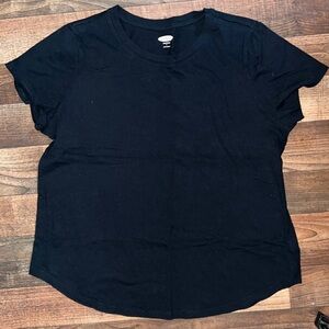Old Navy Classic Black Short Sleeve Tee